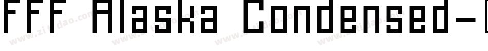 FFF Alaska Condensed字体转换